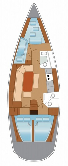 Bareboat Rental Sailboat Cobra Yachts with a boat licence