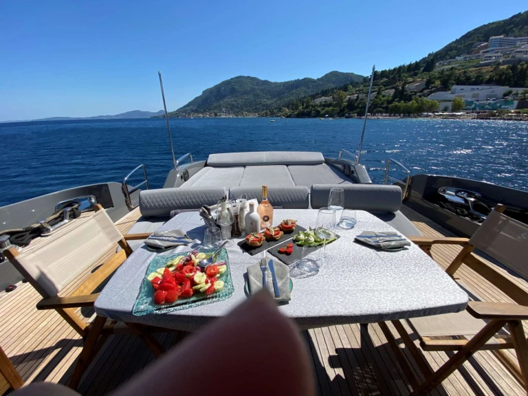 Azimut SUPER TOY charter bareboat or captained in  Corfu