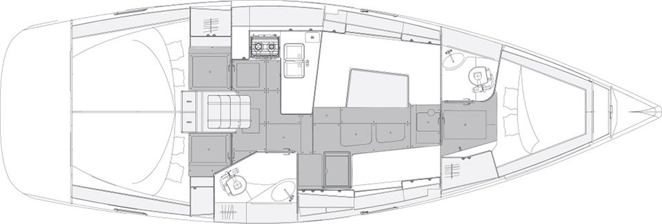Boat rental Elan Impression 40.1 in Punat on Samboat