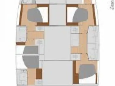 Bareboat Rental Catamaran Fountaine Pajot with a boat licence