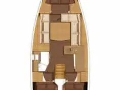 Bareboat Rental Sailboat Dufour with a boat licence