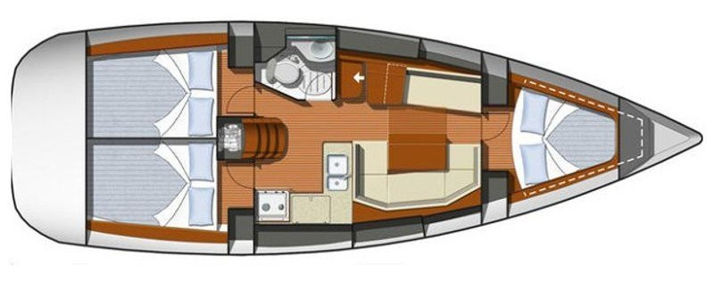 Boat rental Jeanneau Sun Odyssey 36i in Saint-Mandrier-sur-Mer on Samboat