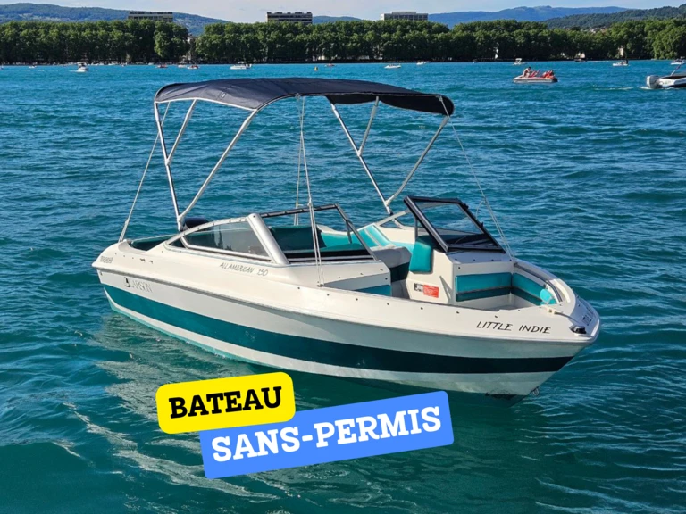 Bareboat Rental Motorboat Larson with a boat licence