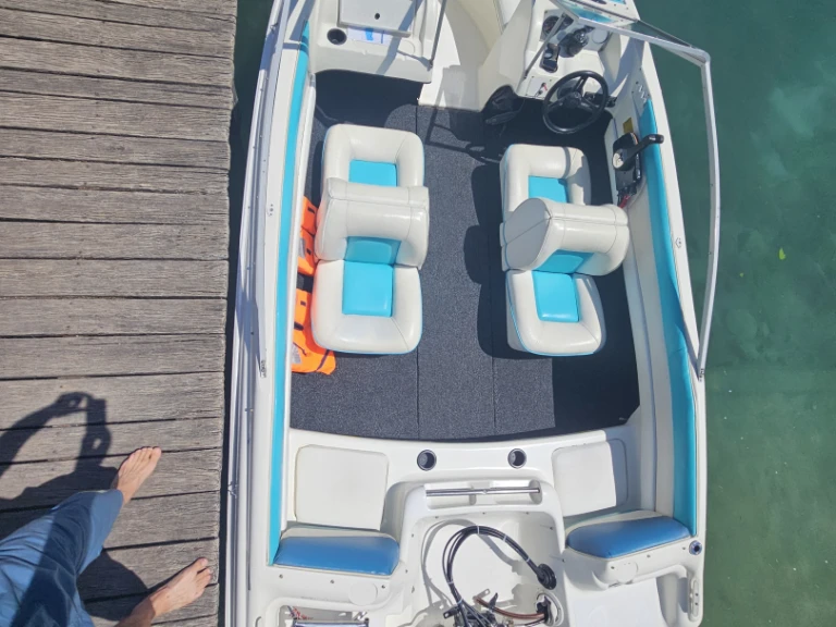 Bareboat Rental Motorboat Larson with a boat licence