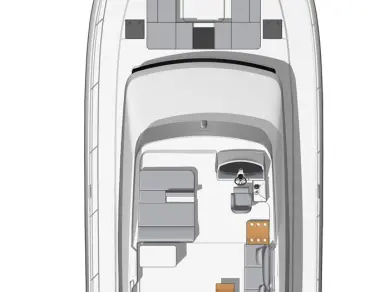 Bareboat Rental Motorboat Fountaine Pajot with a boat licence