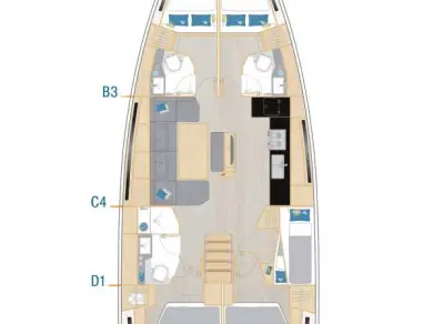 Hanse Hanse 460 in Šibenik on SamBoat