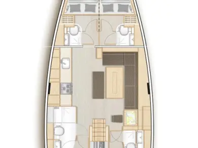 Sailboat rental in Šibenik - Hanse Hanse 508