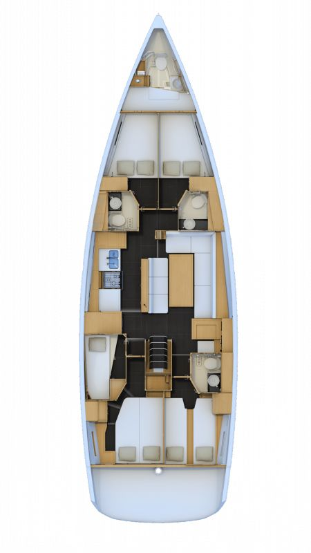Bareboat Rental Sailboat Jeanneau with a boat licence