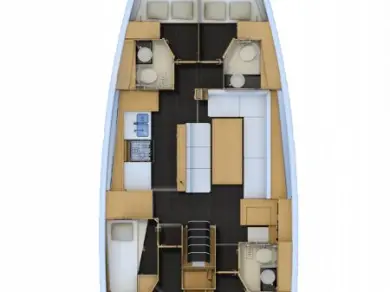 Bareboat Rental Sailboat Jeanneau with a boat licence