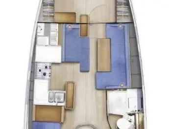 Jeanneau Sun Odyssey 410 charter bareboat or captained in  Murter-Kornati