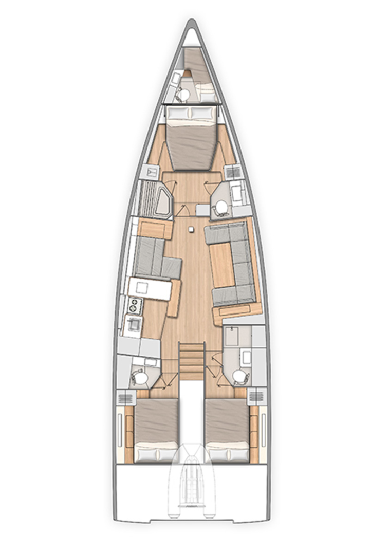 Sailboat rental in Road Town - Bénéteau Oceanis 54