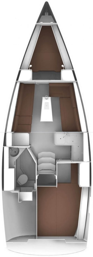 Bareboat Rental Sailboat Bavaria with a boat licence