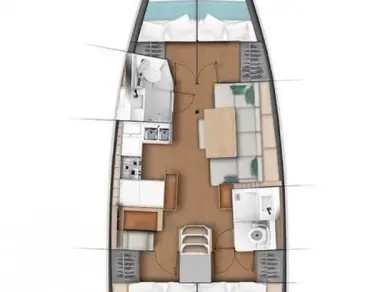 Sailboat rental in Lávrio - Jeanneau Sun Odyssey 440