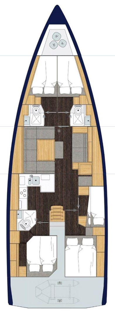 Yacht charter Pula cheap Cruiser 50