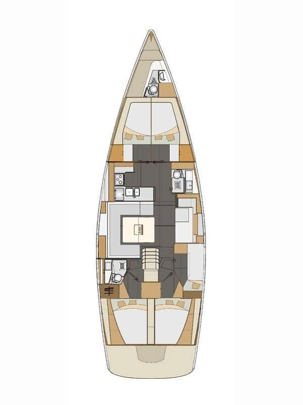 Sailboat rental in Split - Elan Impression 50