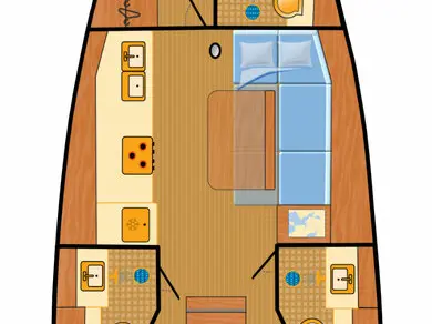 Bareboat Rental Sailboat Dufour with a boat licence