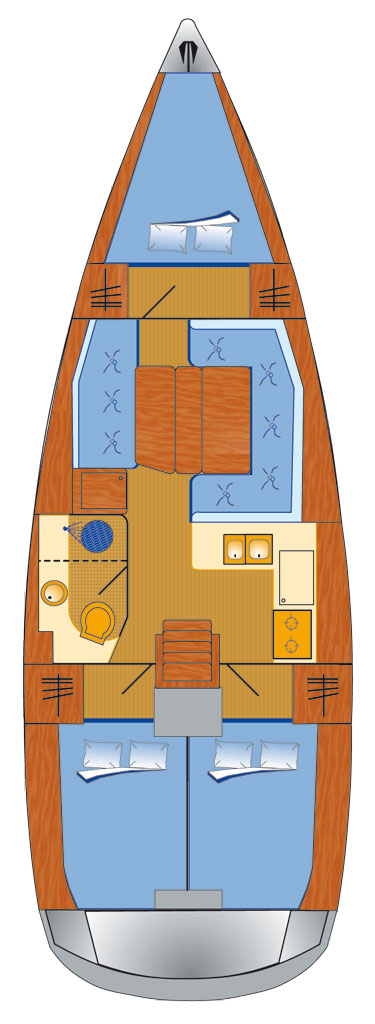 Yacht charter Rogoznica cheap Sun Odyssey 389