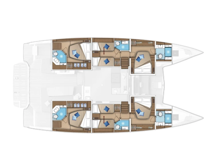 Yacht charter Split cheap Lagoon 55 Millenium