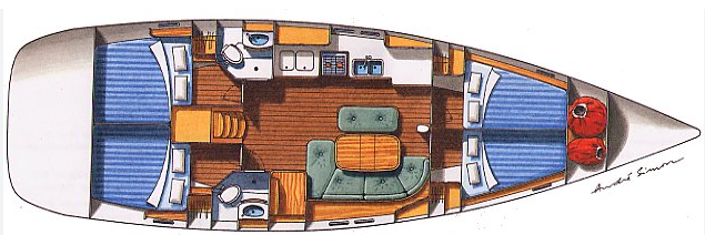 Sailboat rental in Lefkáda - Bénéteau Oceanis 473 Clipper