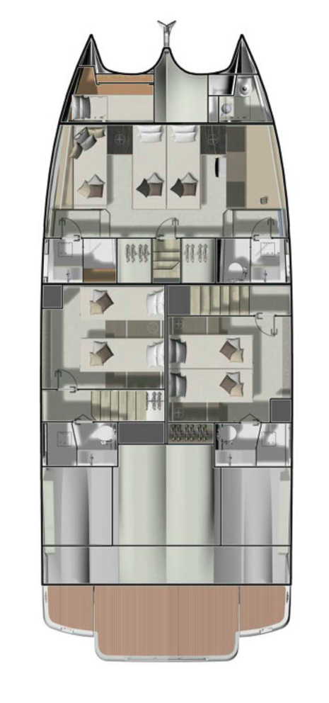 Motorboat rental in Split - Prestige Yachts Prestige M48 - 3 + 1 cab.