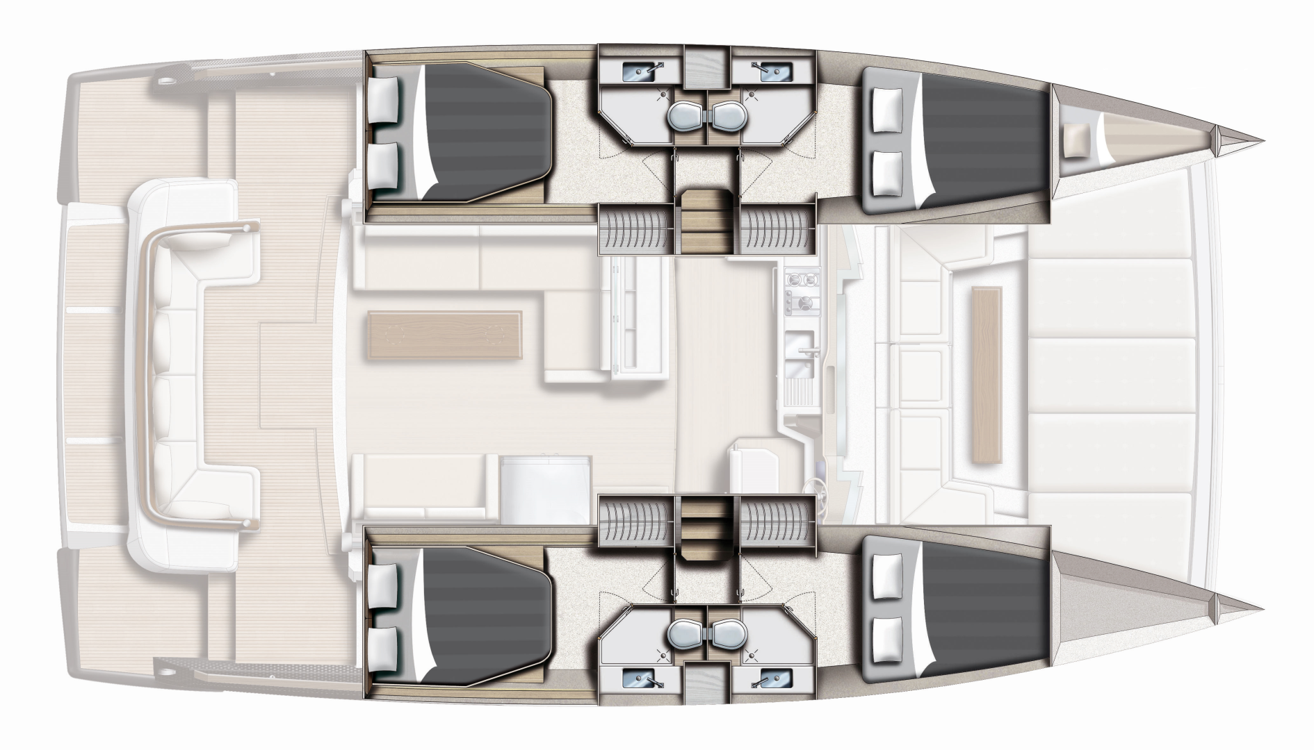 Yacht charter Sukošan cheap Bali 4.3 MY