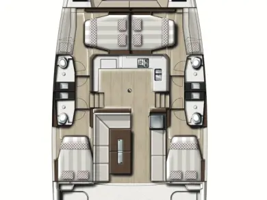 Yacht charter Pirovac cheap Bali Catspace Voile