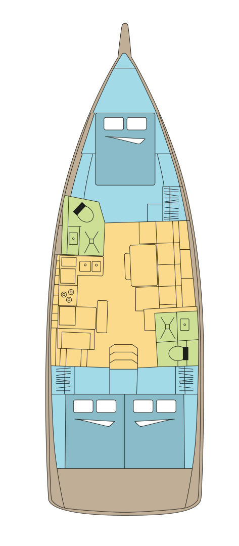 Bareboat Rental Sailboat Jeanneau with a boat licence