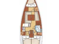 Bareboat Rental Sailboat Bénéteau with a boat licence