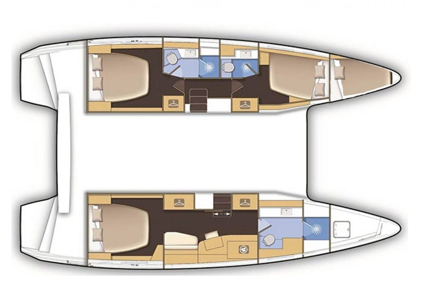 Catamaran rental with or without captain Lagoon Rogoznica