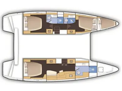 Catamaran rental with or without captain Lagoon Rogoznica