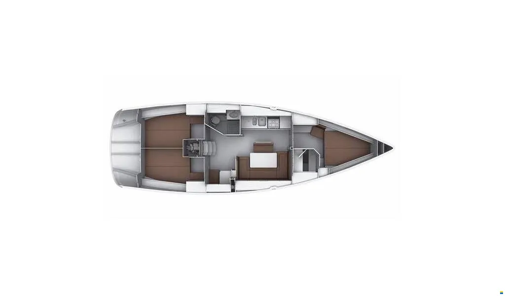 Bareboat Rental Sailboat Bavaria with a boat licence
