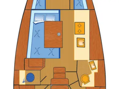 Sailboat rental with or without captain Bénéteau Heiligenhafen