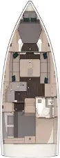 Bareboat Rental Sailboat Dufour with a boat licence