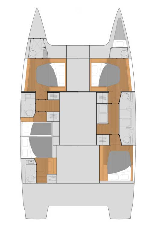 Boat rental Fountaine Pajot Tanna 47 in Biograd na Moru on Samboat