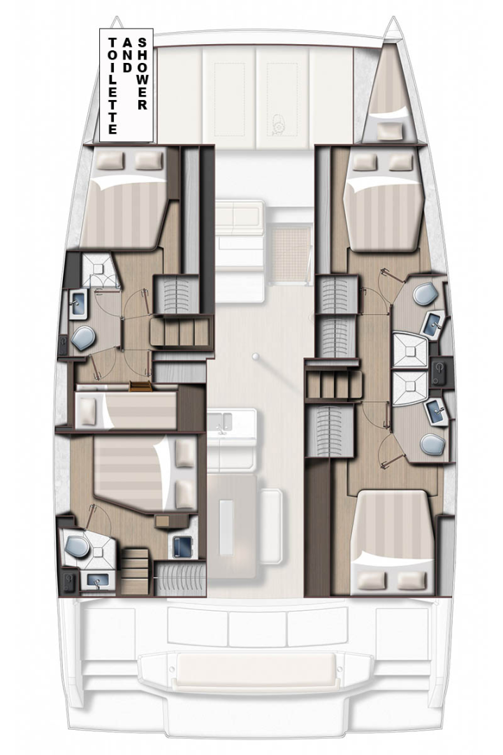 Bareboat Rental Catamaran Bali with a boat licence