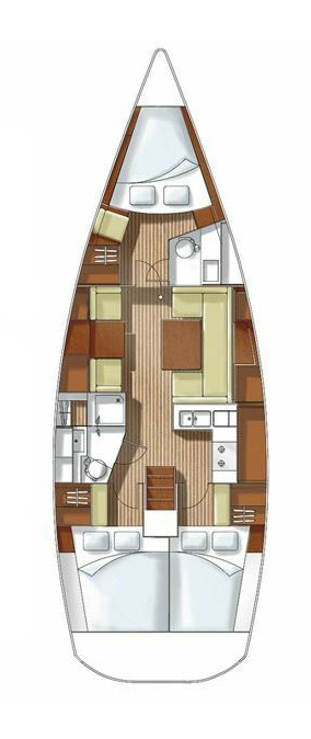 Sailboat for rent Préveza at the best price