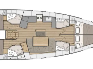 Rent a Bénéteau Oceanis 46.1 Kos