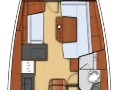 Sailboat rental with or without captain Bénéteau Cecina