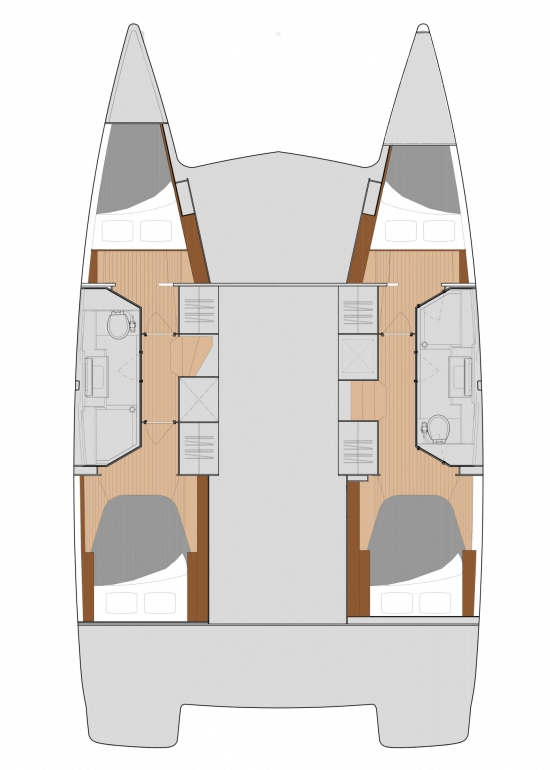 Bareboat Rental Catamaran Fountaine Pajot with a boat licence