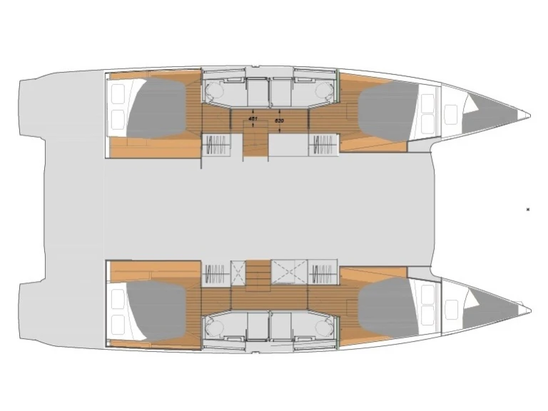 Fountaine Pajot Elba 45 in Göcek on SamBoat