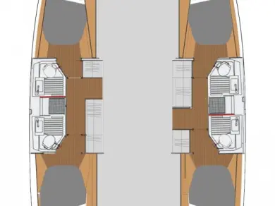 Catamaran rental in Murter-Kornati - Fountaine Pajot Astrea 42