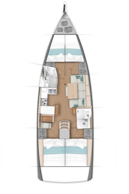Boat rental Jeanneau Sun Odyssey 440 in Seget Donji on Samboat