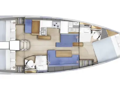 Bareboat Rental Sailboat Jeanneau with a boat licence