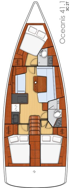 Yacht charter Alimos cheap Oceanis 41.1