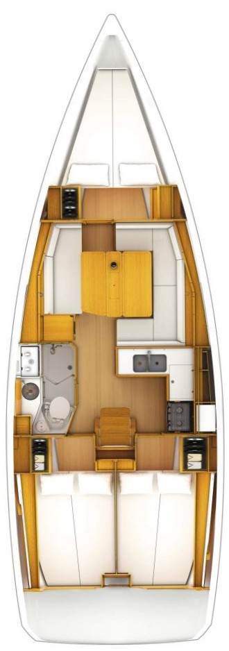 Yacht charter Gouvia cheap Sun Odyssey 389