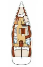 Bareboat Rental Sailboat Bénéteau with a boat licence