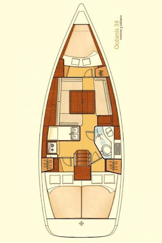 Bénéteau Oceanis 34 in Fethiye on SamBoat