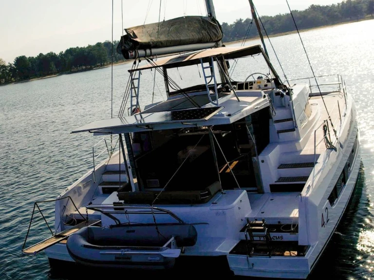 Bali Bali 4.2 charter bareboat or captained in  Plataniás