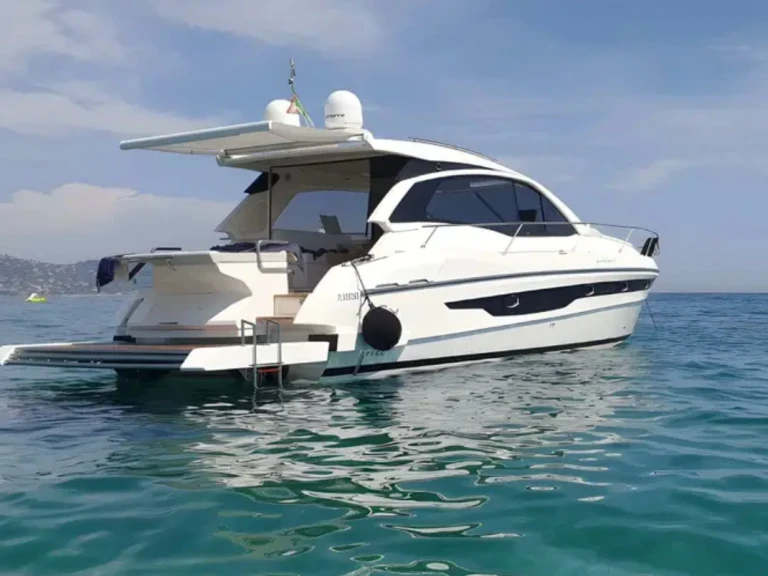 Rio Yachts 44 Sport Coupé charter bareboat or captained in  Port des Marines de Cogolin