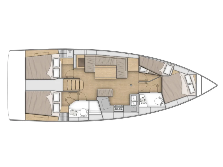 Sailboat for rent Néa Péramos at the best price